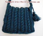Green Cable Purse